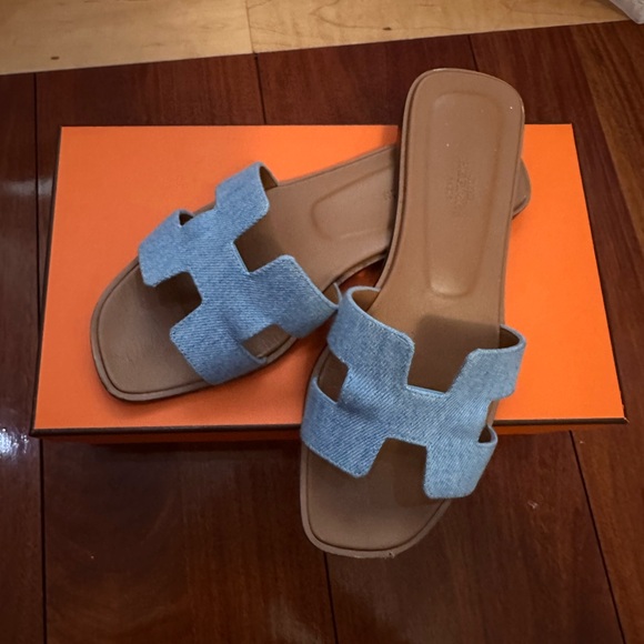 Hermes Shoes - Hermes Denim Oran